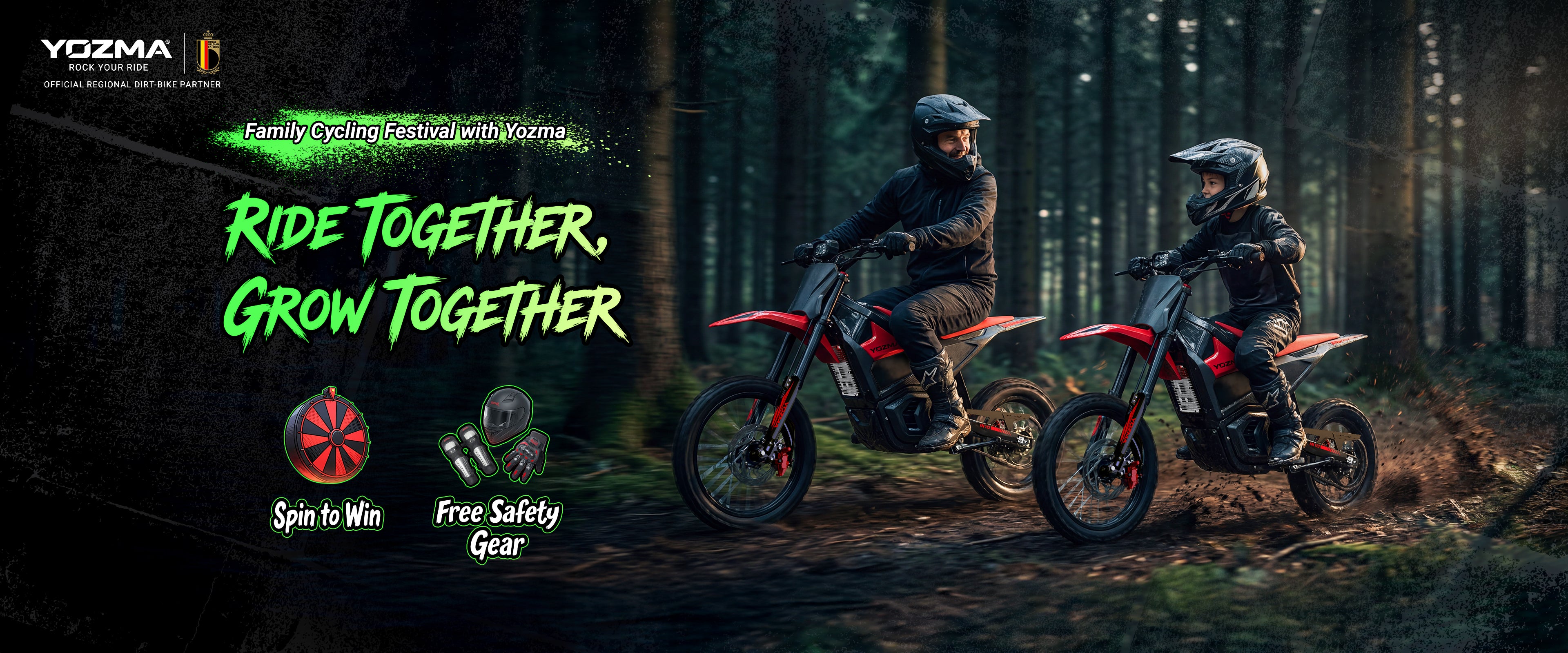 Flyone electric dirt bike sale banner